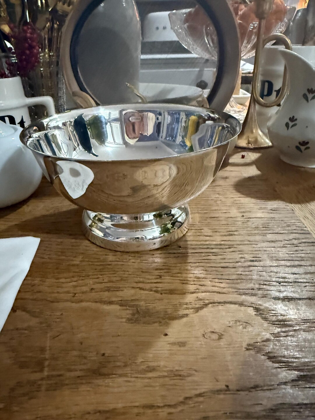 Vintage Silverplate Trophy Bowl. Revere Style by Sheridan Tauton Silversmiths - Etsy | Etsy (US)