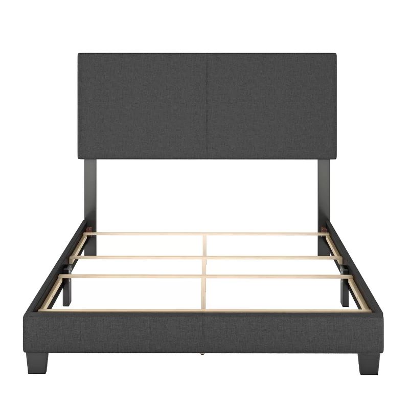 Milan Upholstered Linen Platform Bed | Wayfair North America