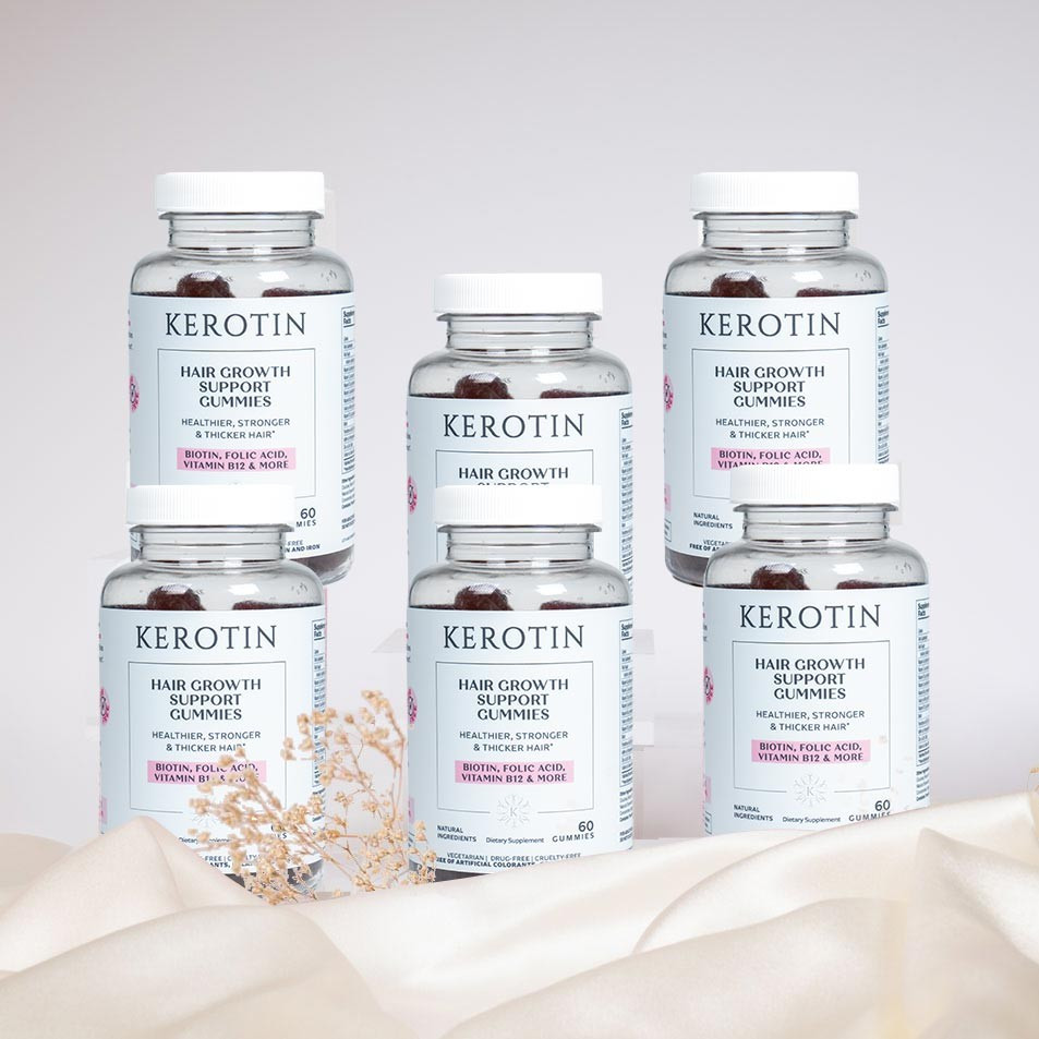 Hair Vitamin Gummies - 6 Month | Kerotin
