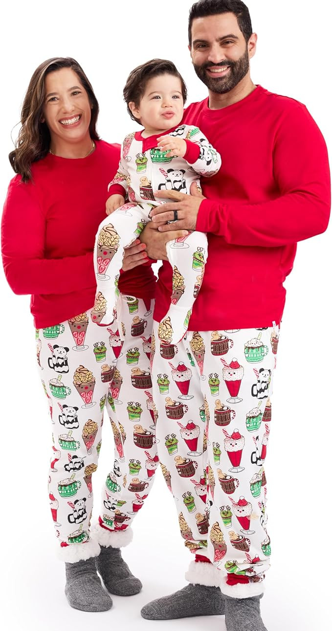 HonestBaby Family Matching Holiday Pajamas Organic Cotton for Men, Women, Kids, Toddlers, Baby Bo... | Amazon (US)