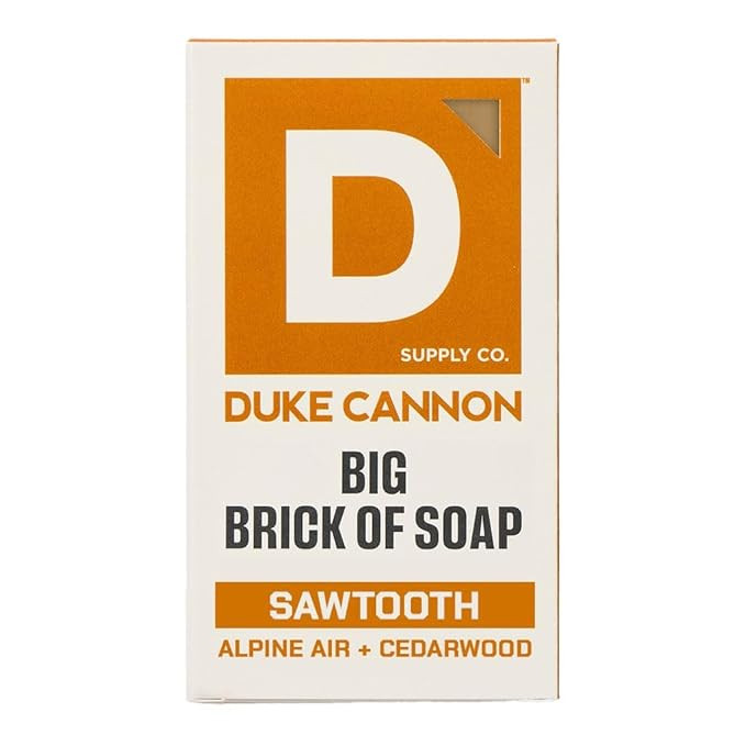 Duke Cannon Sawtooth Big Brick of Soap for Men – Triple Milled, 10 oz., Larger Than Typical Bar... | Amazon (US)