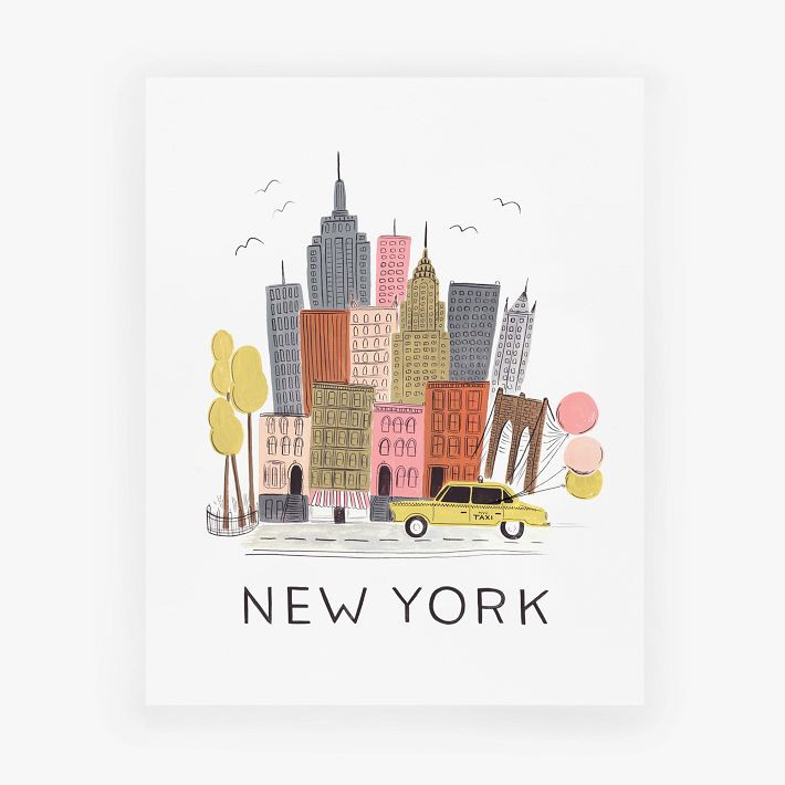 Rifle Paper Co. NYC Print | Pottery Barn Teen
