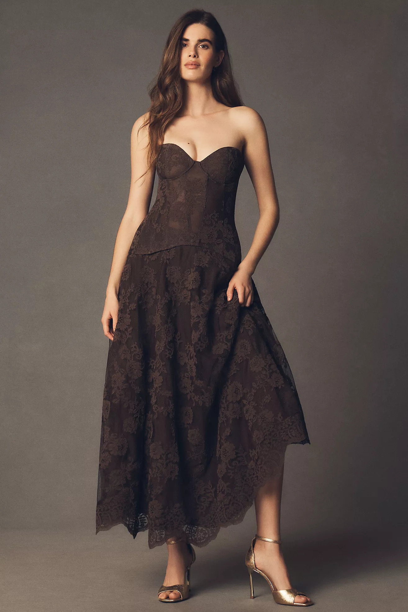 V. Chapman Carolena Strapless Top & Maxi Skirt Set | Anthropologie (US)