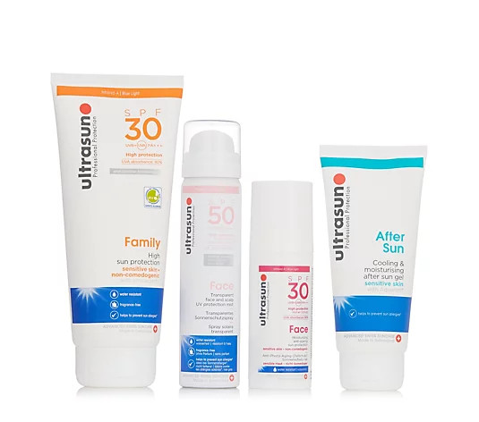 Ultrasun Sun Protection 4 Piece Holiday Heroes Collection - QVC UK | QVC UK