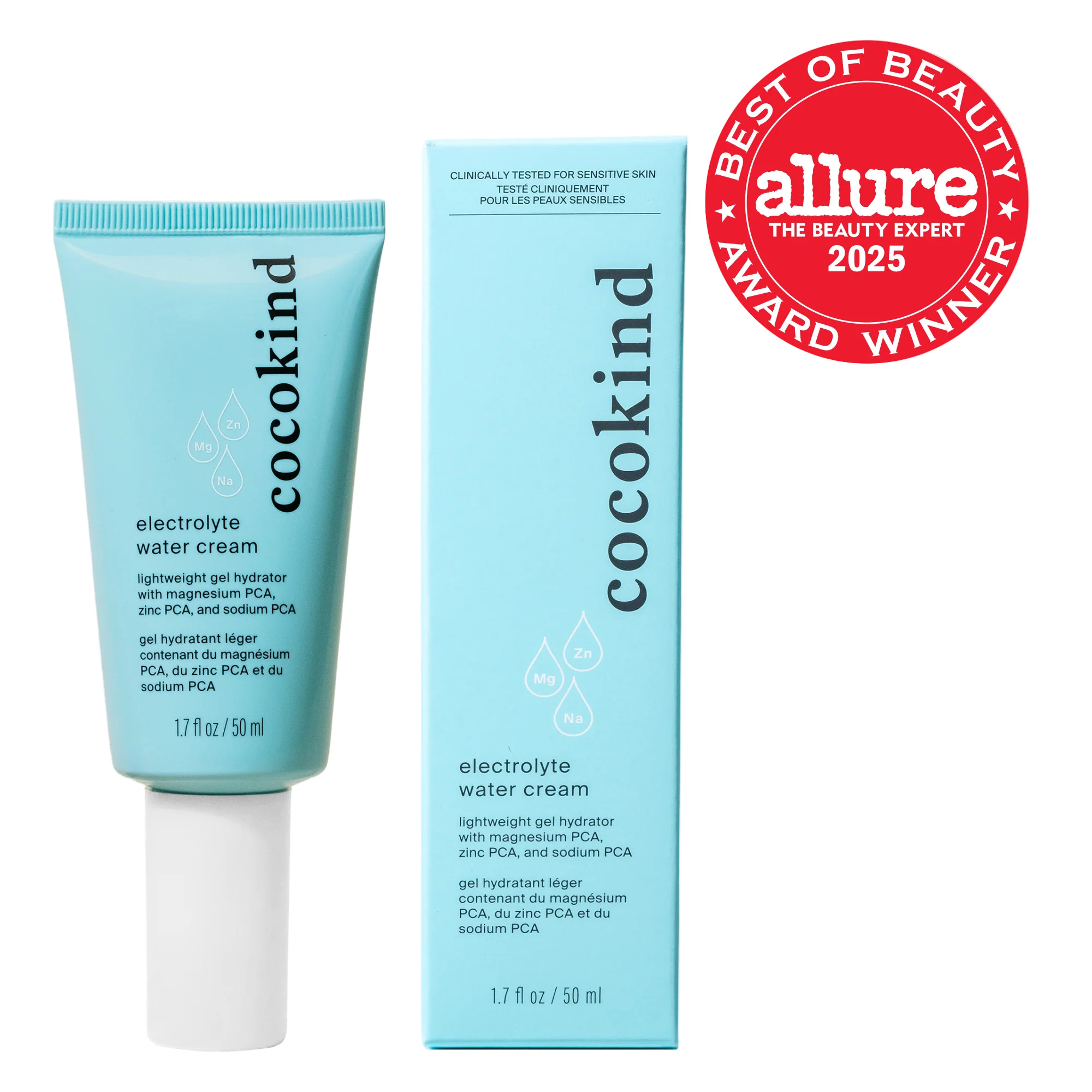 Electrolyte Water Cream | Lightweight Gel Moisturizer | Cocokind