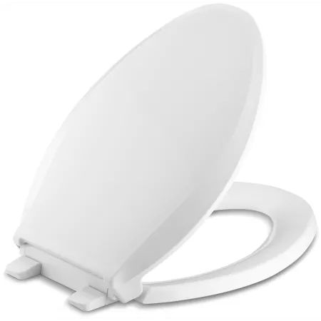 Cachet Q3 Elongated Closed-Front Toilet Seat with Quiet-Close Technology, Quick-Attach Hinges and... | Build.com, Inc.