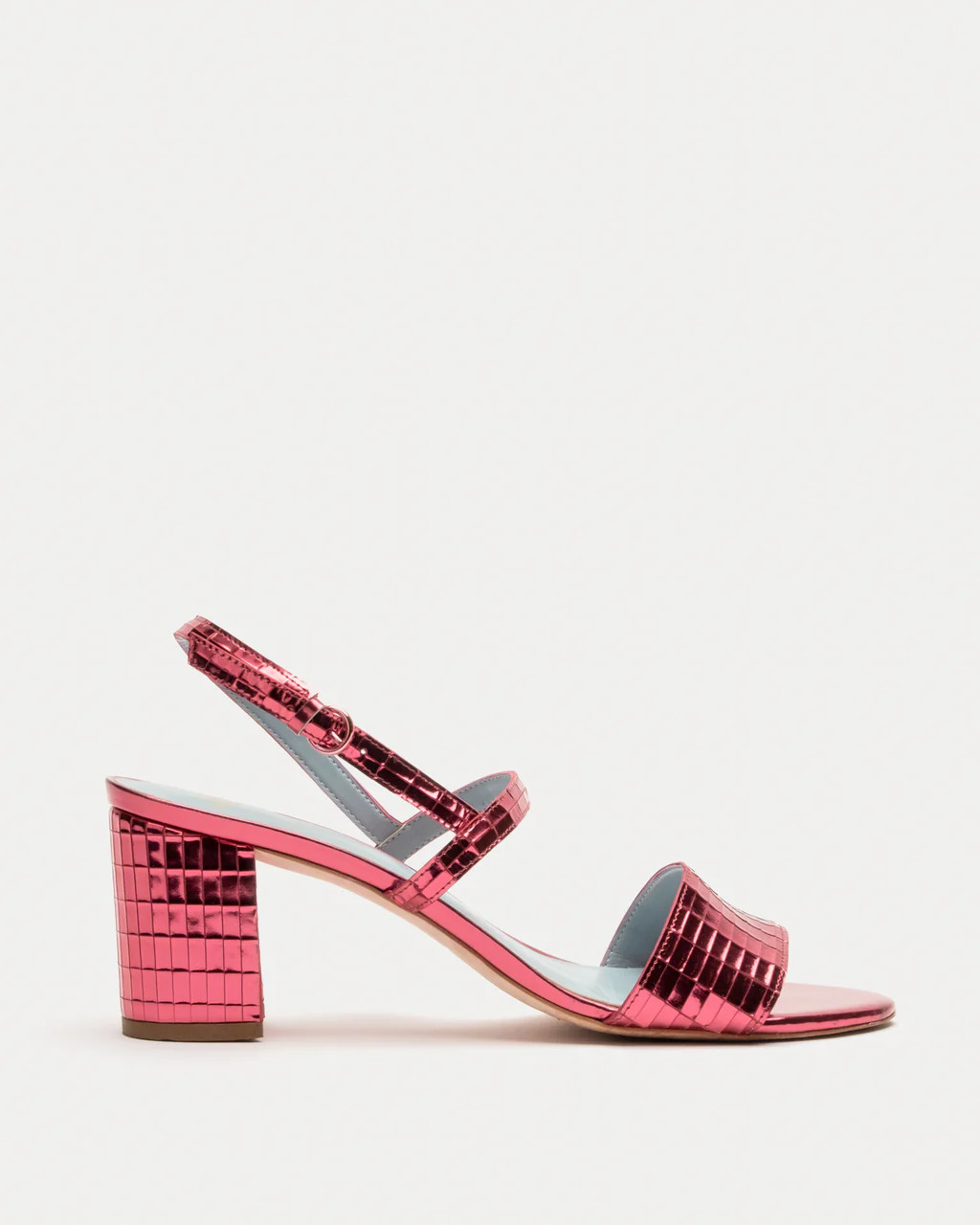 Bettina Sandal Disco Leather Rose | Frances Valentine