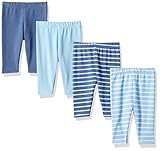 Hanes Baby Leggings, Ultimate Baby Flexy Knit Pants, Babies 4-Pack | Amazon (US)