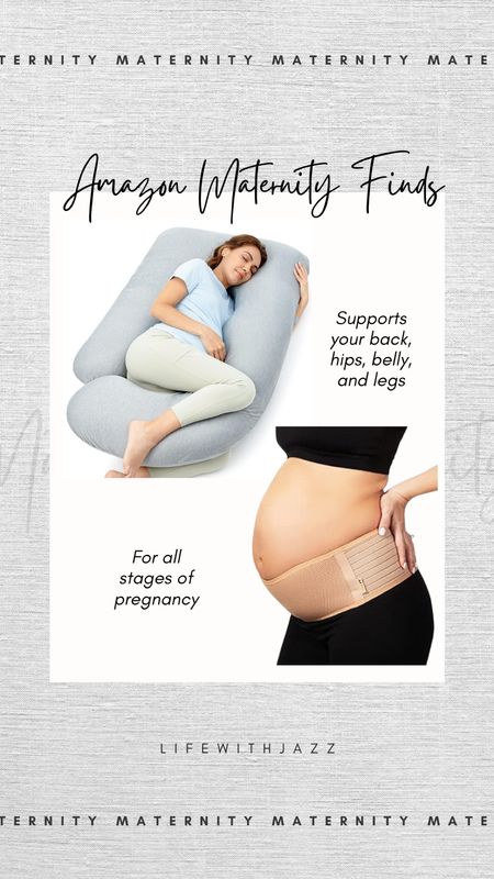 Amazon maternity finds 🖤

Body pillow / belt band / pregnancy finds / maternity finds / baby 

#LTKSeasonal #LTKFindsUnder50 #LTKBump