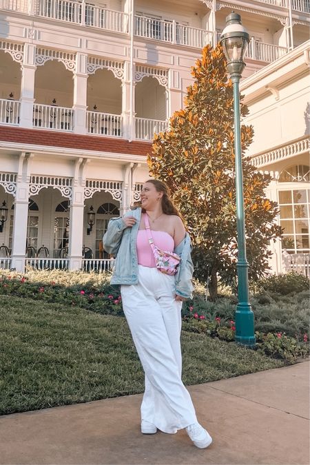 my outfit for dinner at the grand Floridian! pants are old from target, wearing size XL, could have sized down to a L! Wearing size M in the corset top, could’ve done a L.

#LTKfindsunder50 #LTKstyletip #LTKmidsize