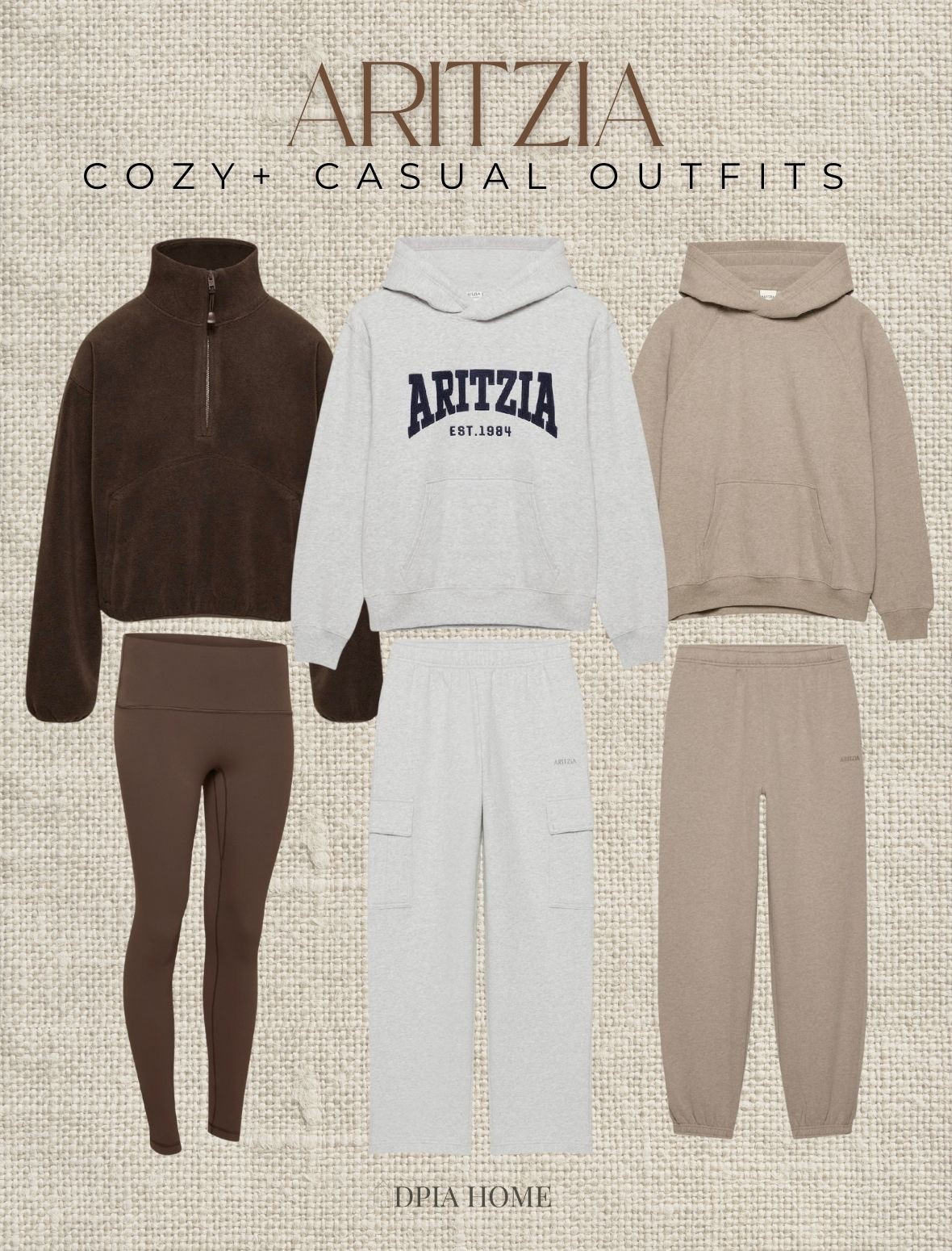 Aritzia Neutral Favorites 🤎 Cozy. Casual. Comfort. 

sweatpants | hoodie | clothing | apparel | fitness | casual 

#LTKfitnessgoals #LTKselfcare #LTKSaleAlert