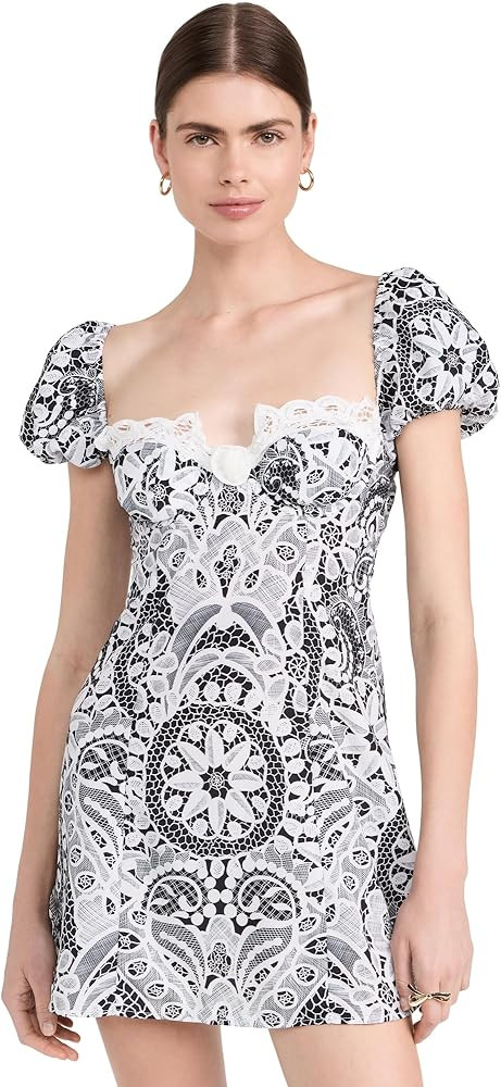 For Love & Lemons Women's Taylor Mini Dress | Amazon (US)