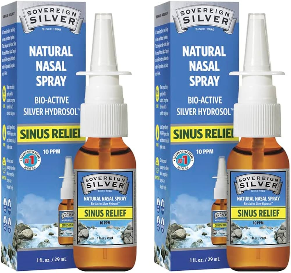 Sovereign Silver Bio-Active Colloidal Silver Hydrosol for Immune Support - 10ppm - 1oz - Nasal Sp... | Amazon (US)