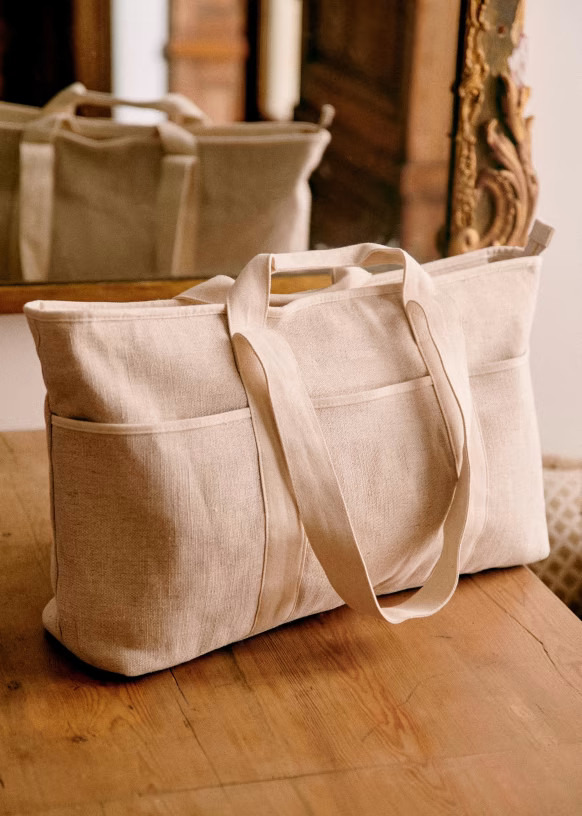 Totebag - Ecru - Jute - Sézane | Sezane Paris