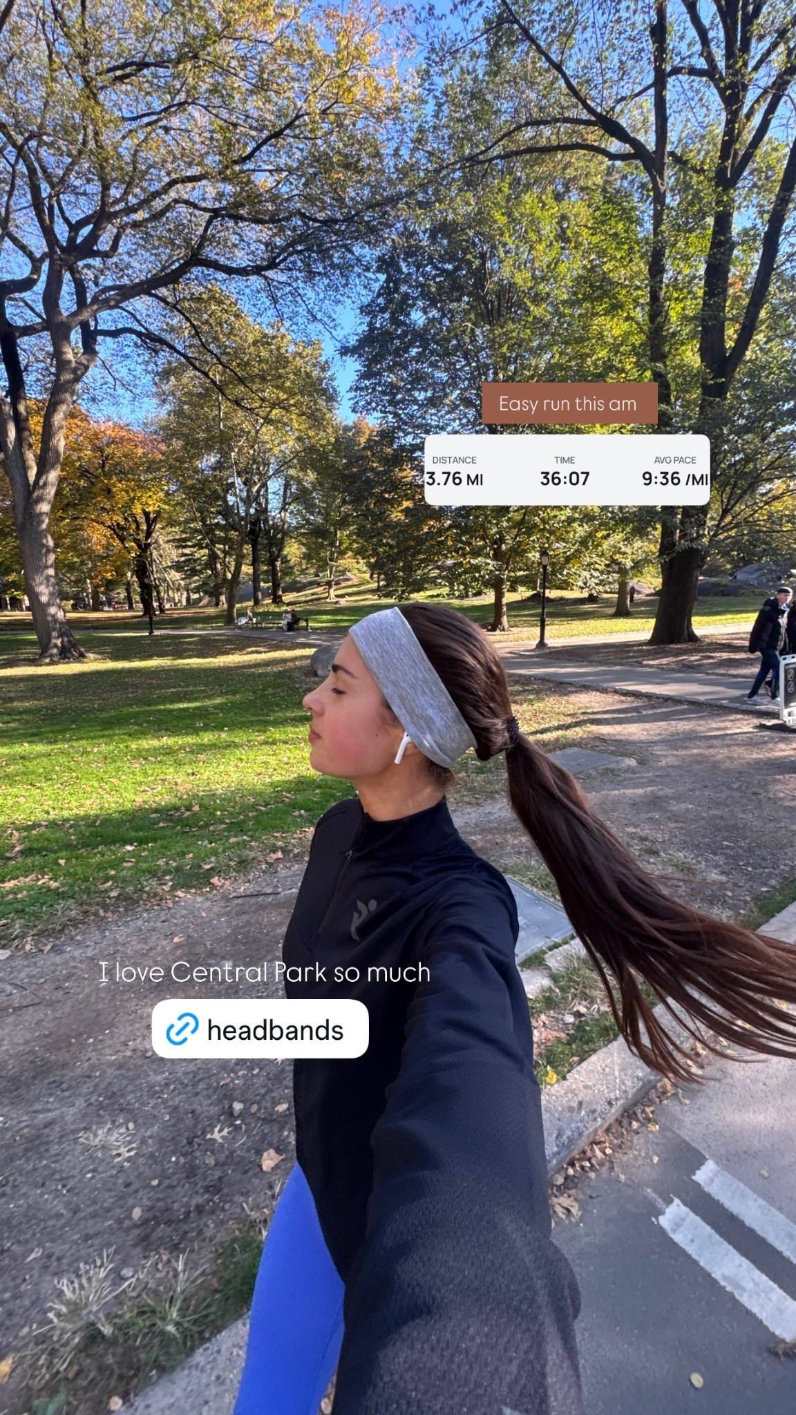 Fall running outfit (only thing I couldn’t link is my quarter zip from @runna merch)