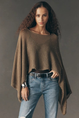 Mare Mare Lightweight Sequin Poncho | Anthropologie (US)