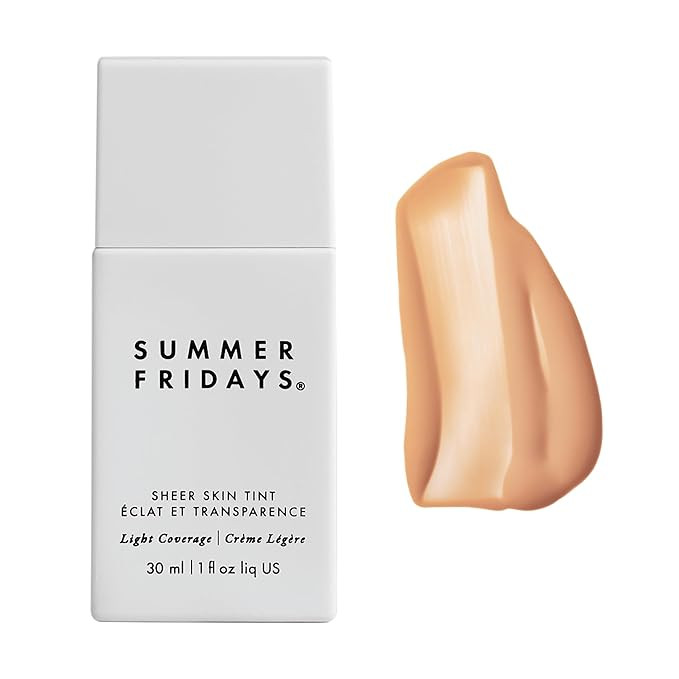 Summer Fridays Sheer Skin Tint - Tinted Moisturizer with Hyaluronic Acid - Helps Diminish Uneven ... | Amazon (US)