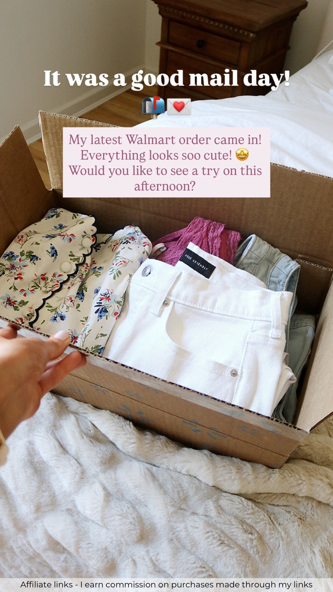 Affiliate links - I earn commission on purchases made through my links | Walmart spring fashion