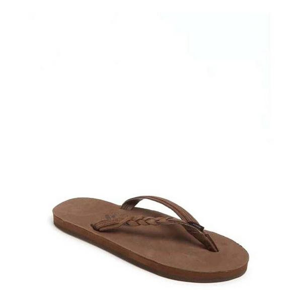 Women's Rainbow Flirty Braidy Flip Flop Sandals 6.5-7.5 Expresso | Scheels Sports