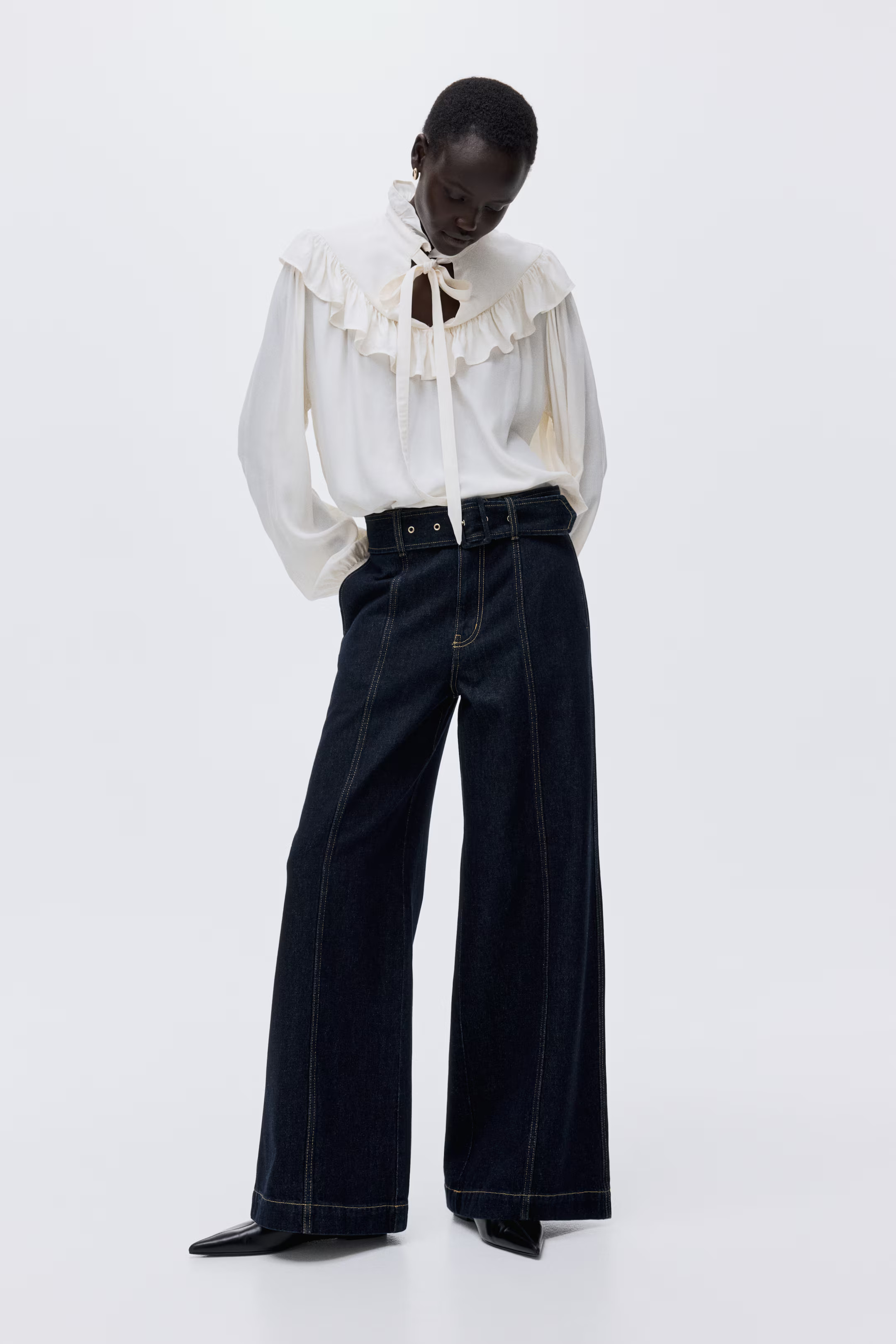 Wide High Jeans | H&M (US + CA)