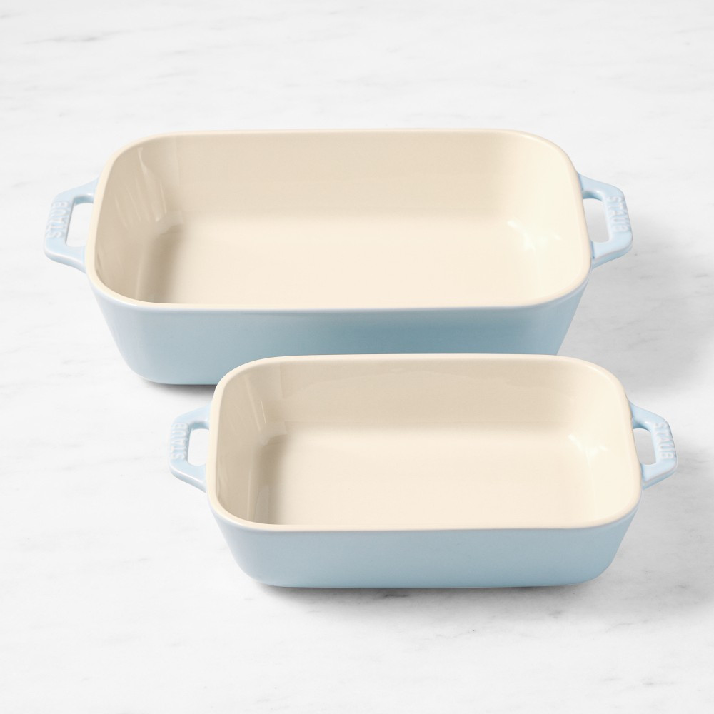 Staub Stoneware Rectangular Baking Dishes, Set of 2 | Williams-Sonoma
