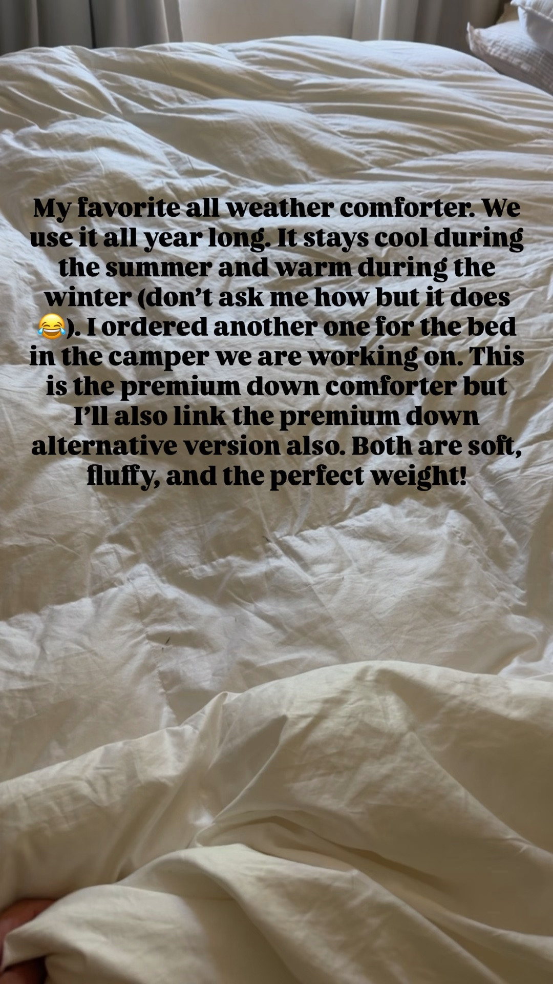 Favorite all weather comforter! Be sure to get the All Weather one!

#LTKHome