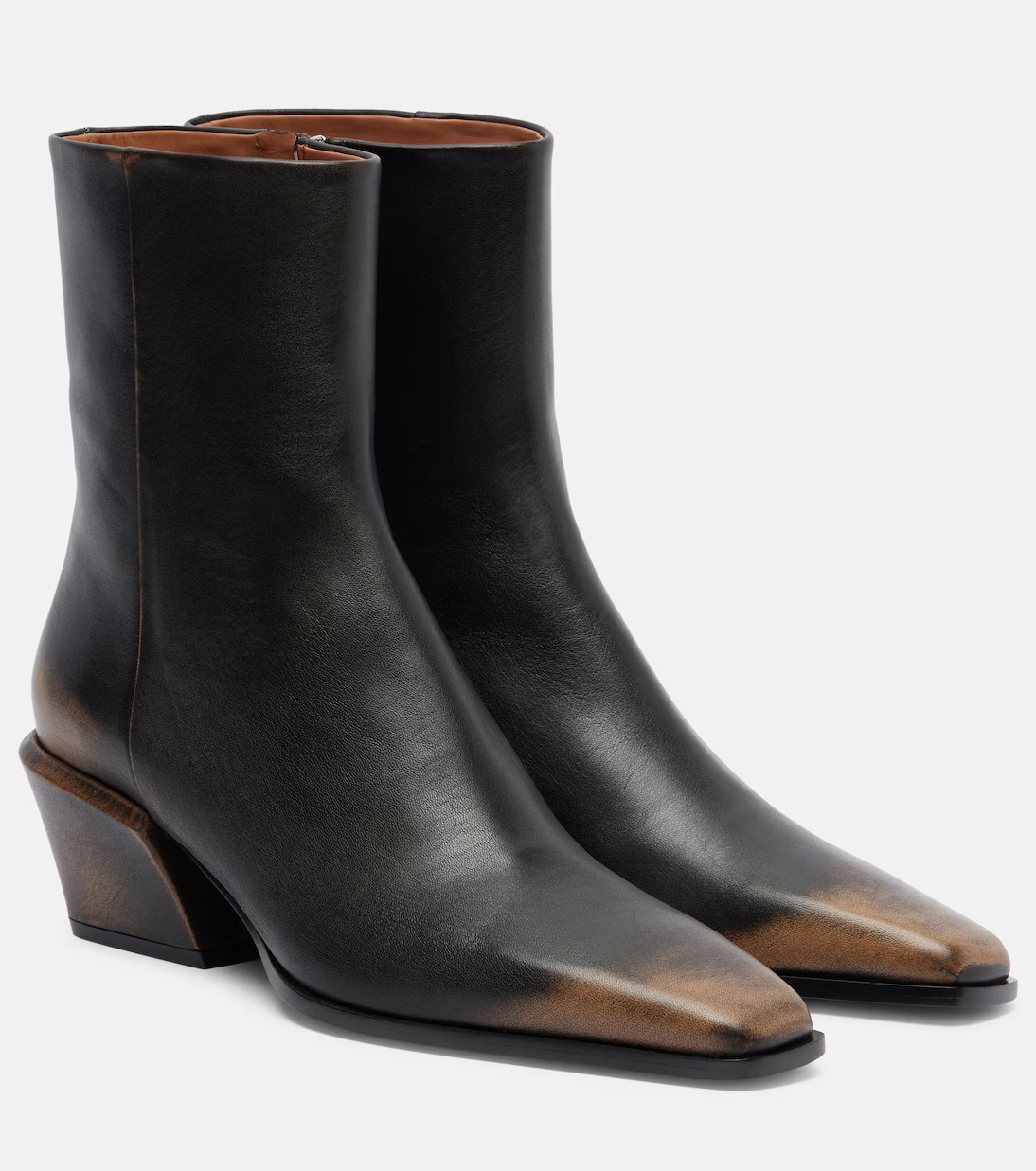 Bettina 50 leather ankle boots | Mytheresa (US/CA)