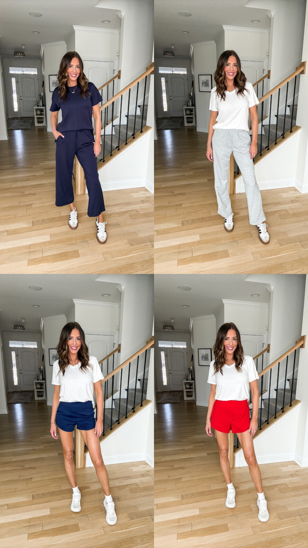 Found the perfect activewear on Amazon! These pieces are so comfortable and stylish, perfect for workouts, lounging and sports moms! // wearing a small in everything. The gray pants come in length options 🙌🏼 I’m wearing a small tall. 

 #LTKdayinmylife #LTKootd #LTKActive