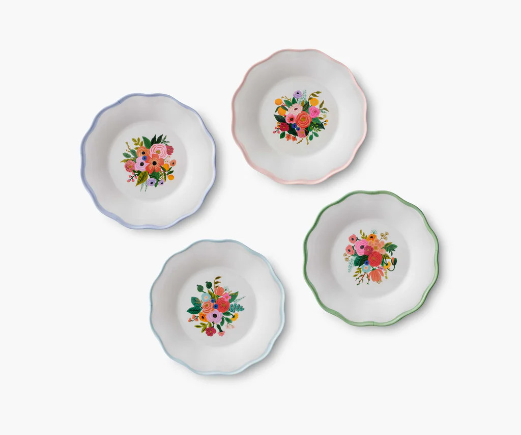 Melamine Assorted Dessert Plates - Garden Party | Rifle Paper Co.