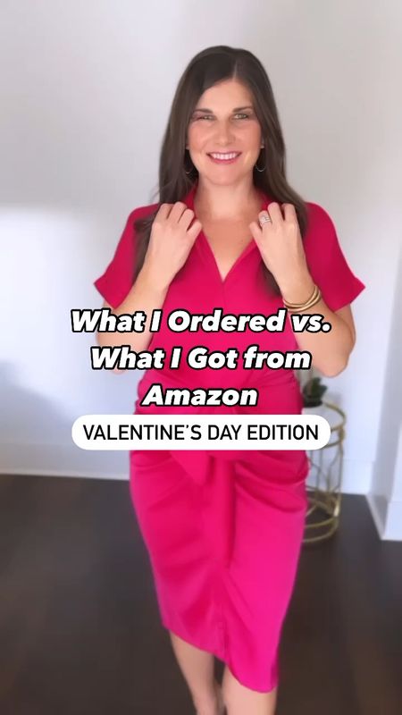 A few Amazon finds perfect for Valentine’s Day or even the office! The midi dress is super flattering and my personal favorite pick! They both run true to size. 💕

#LTKfindsunder50 #LTKfindsunder100