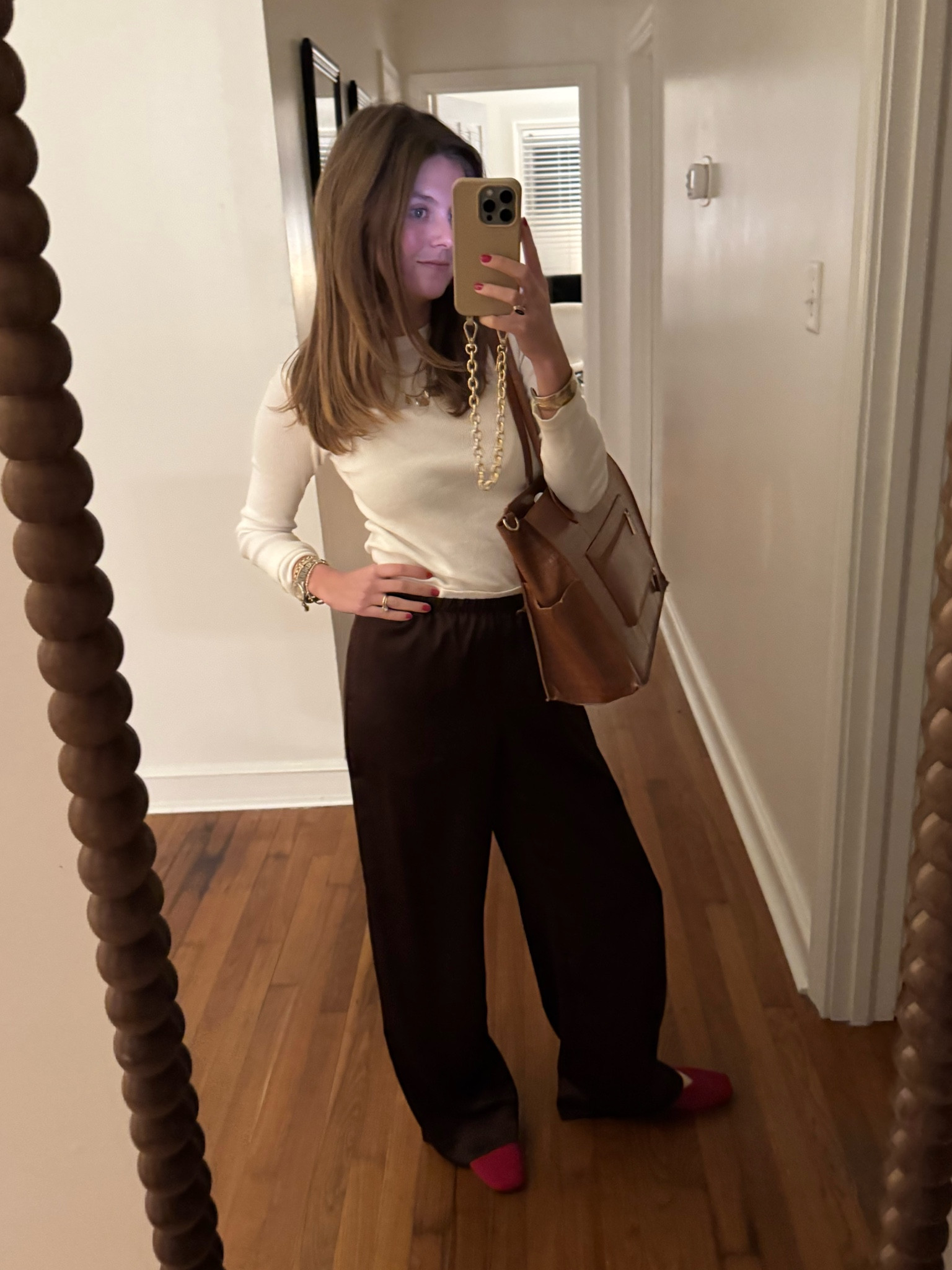 Have made brown and red my personality with this repeated outfit. I love these flats sm and always get compliments 

#LTKFindsUnder50 #LTKShoeCrush #LTKFindsUnder100