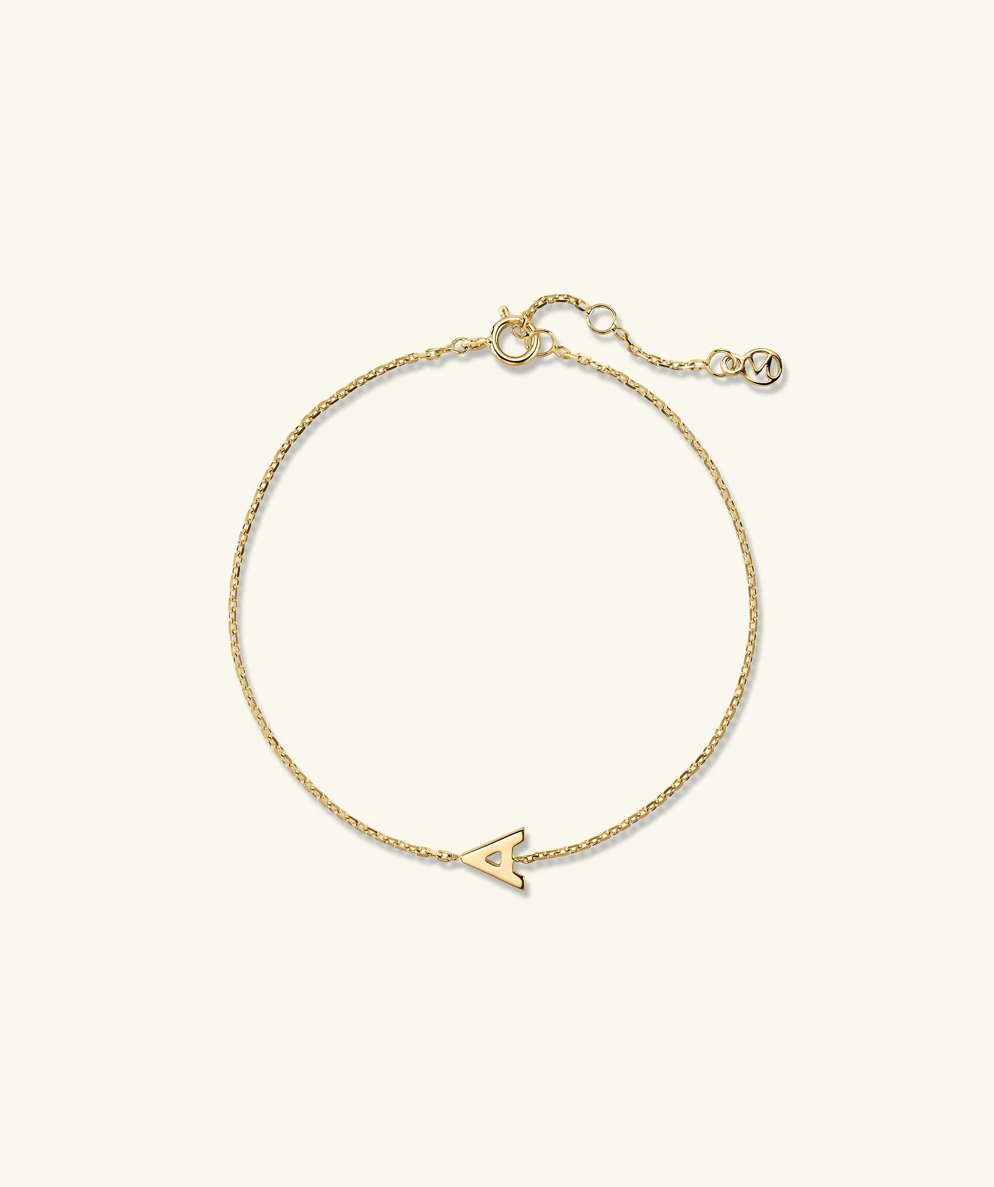 Letter Bracelet | Mejuri Fine Crew