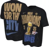 Nike Adult 2025 NBA Champions Oklahoma City Thunder Locker Room Limited Edition Confetti T-Shirt | DICK'S Sporting Goods