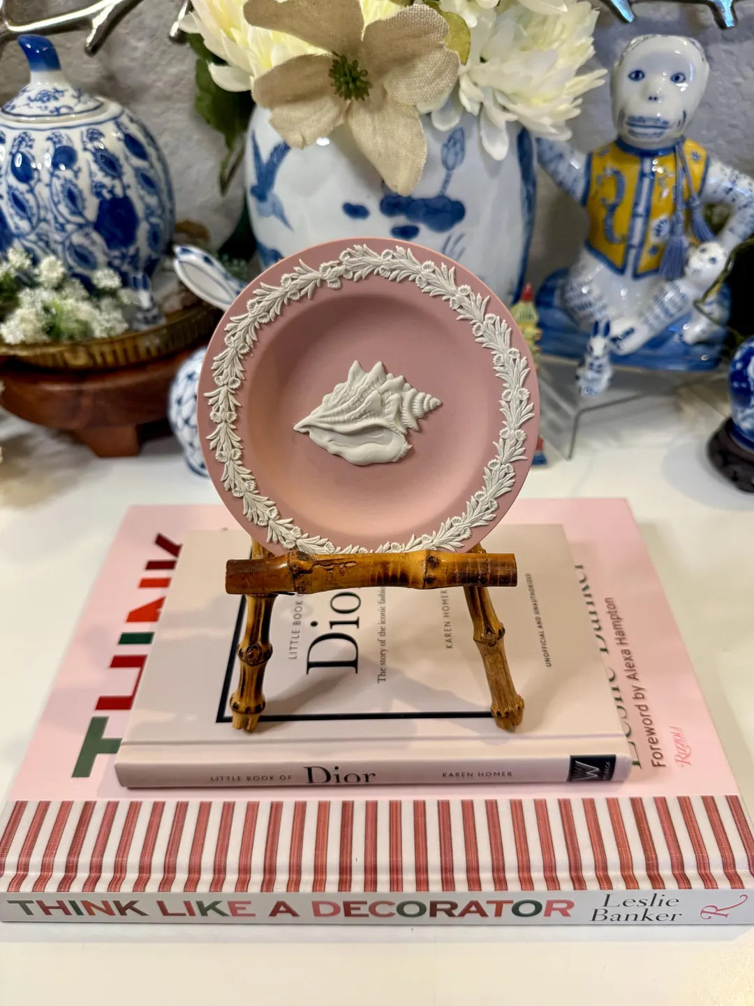 Wedgwood Jasperware Pink Pin Dish Plate With Conch Shell - Etsy | Etsy (US)