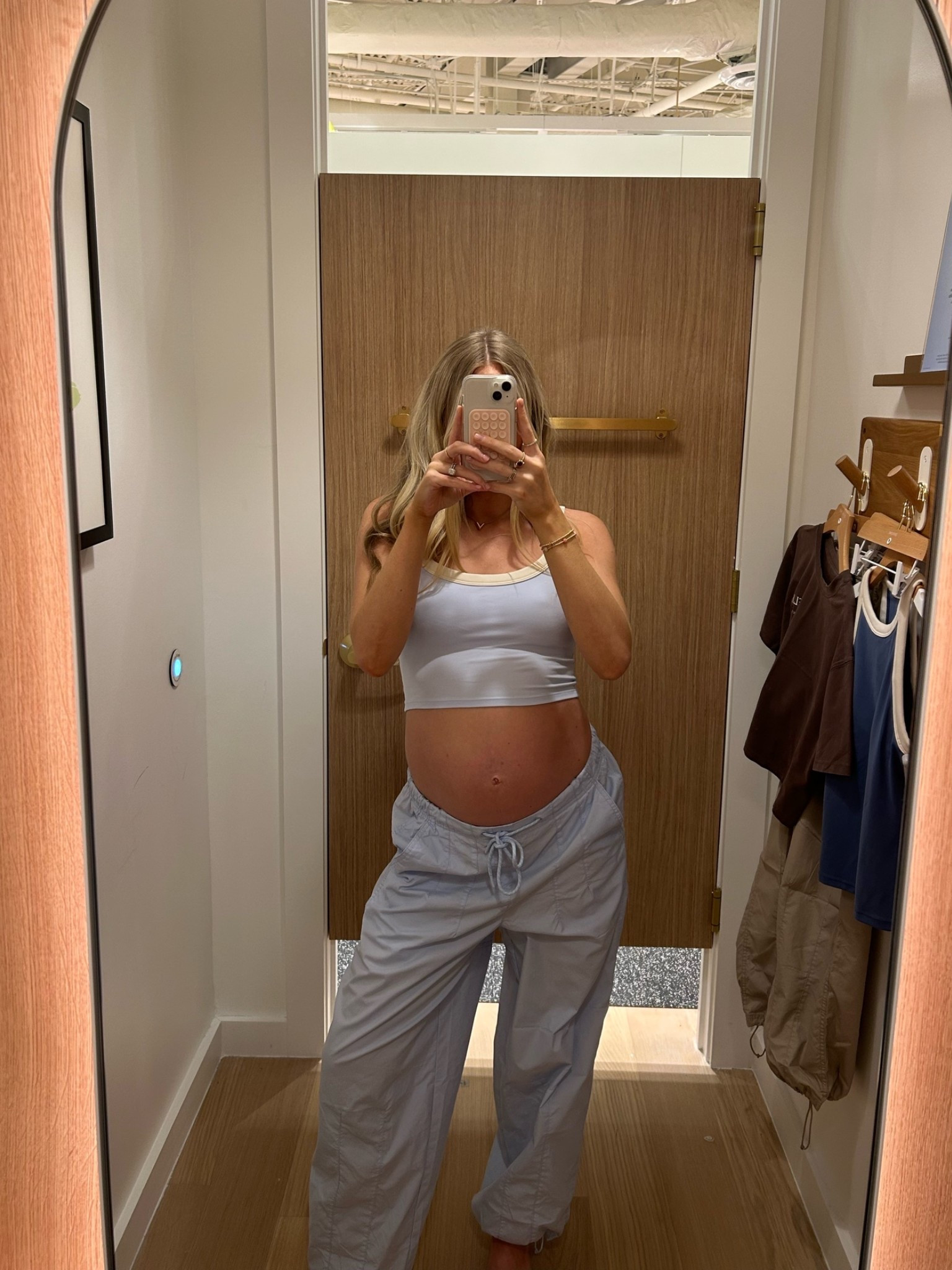 these pants are so cute! wearing a small in the sports bra & a medium in the pants

#LTKootd #LTKBump