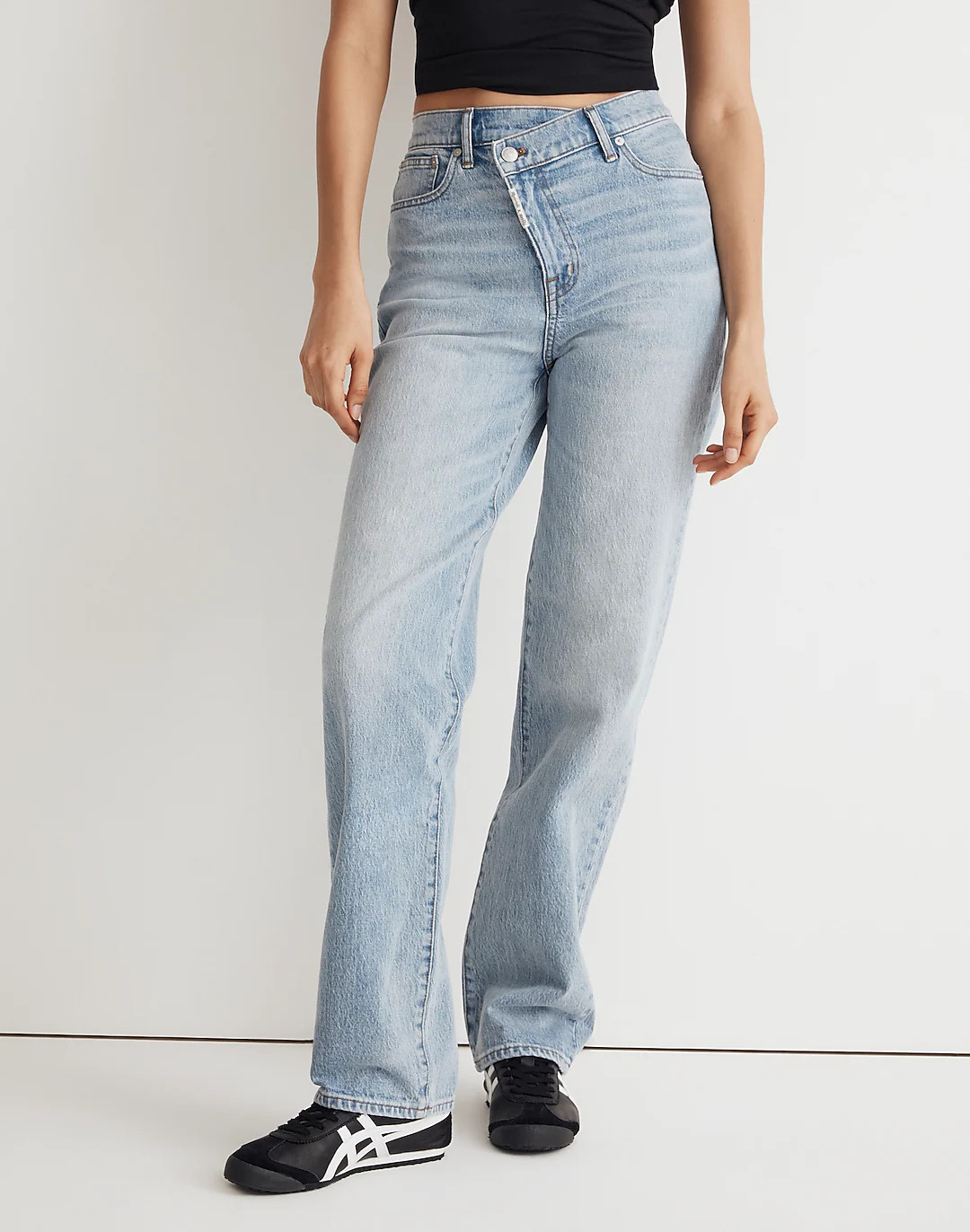 Madewell x Molly Dickson Crossover Baggy Straight Jeans | Madewell