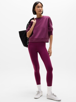Seasoft Rib Crewneck Sweatshirt | Athleta