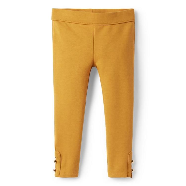 Button-Cuff Ponte Pant | Janie and Jack