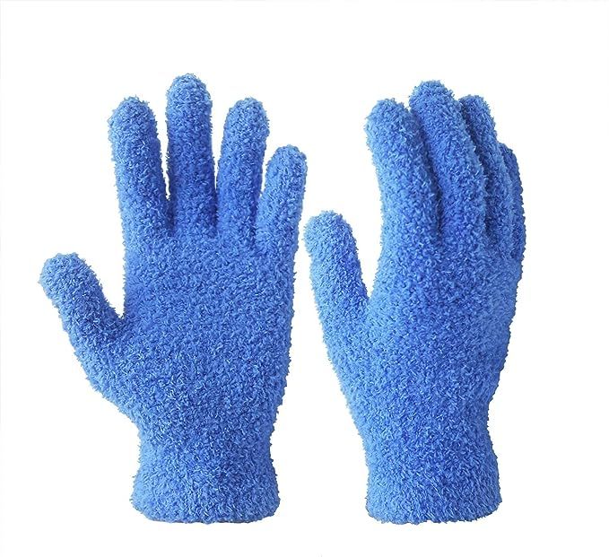 Evridwear Microfiber Dusting Gloves , Dusting Cleaning Glove for Plants, Blinds, Lamps,and Small ... | Amazon (US)