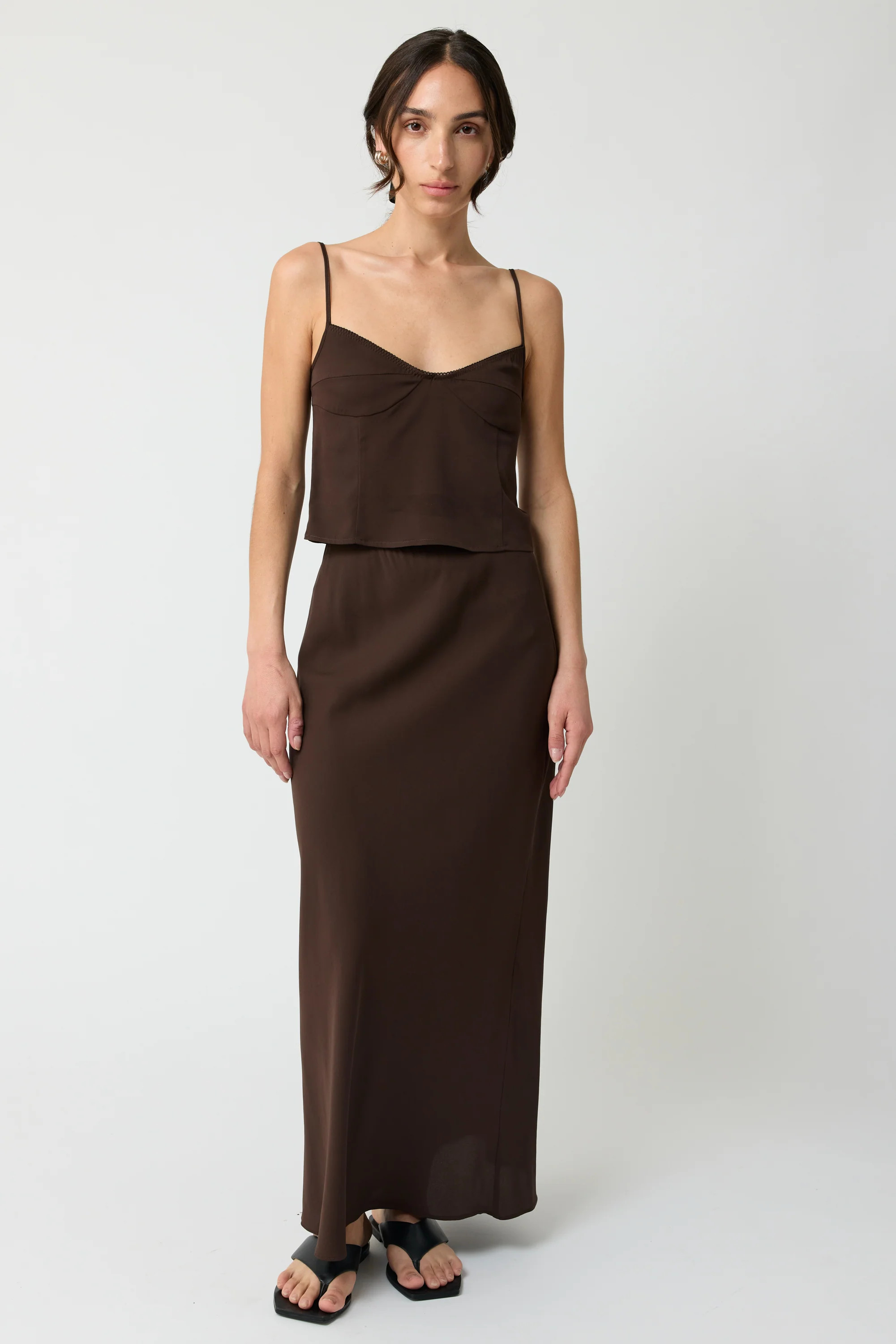 Silk Maxi Skirt | Almina Concept