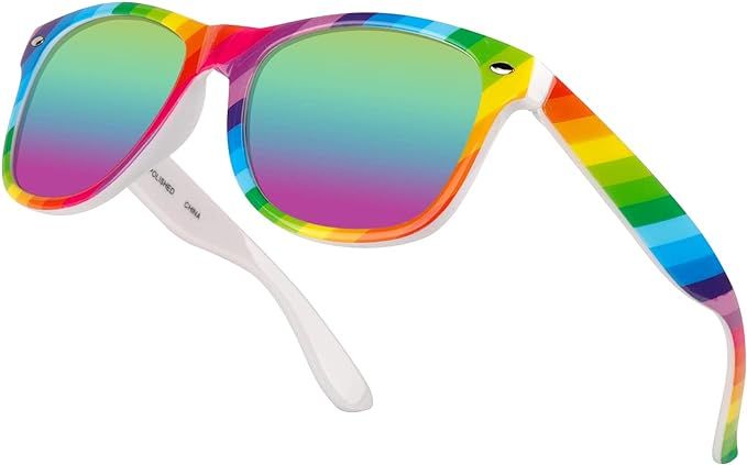 SunnyPro Polarized Sunglasses Vintage Retro Designer Unisex Sun Glasses UV400 | Amazon (US)