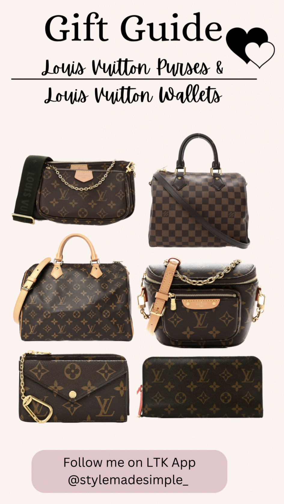 Louis Vuitton speedy 25, Louis Vuitton pochette accessories, Louis Vuitton bumbag purse, luxury purse gift guide , Louis Vuitton wallet, monogram recto verso card holder wallet , Louis Vuitton monogram mini pochette accessories , Louis Vuitton monogram high rise bumbag 


#LTKGiftGuide #LTKstyletip #LTKitbag