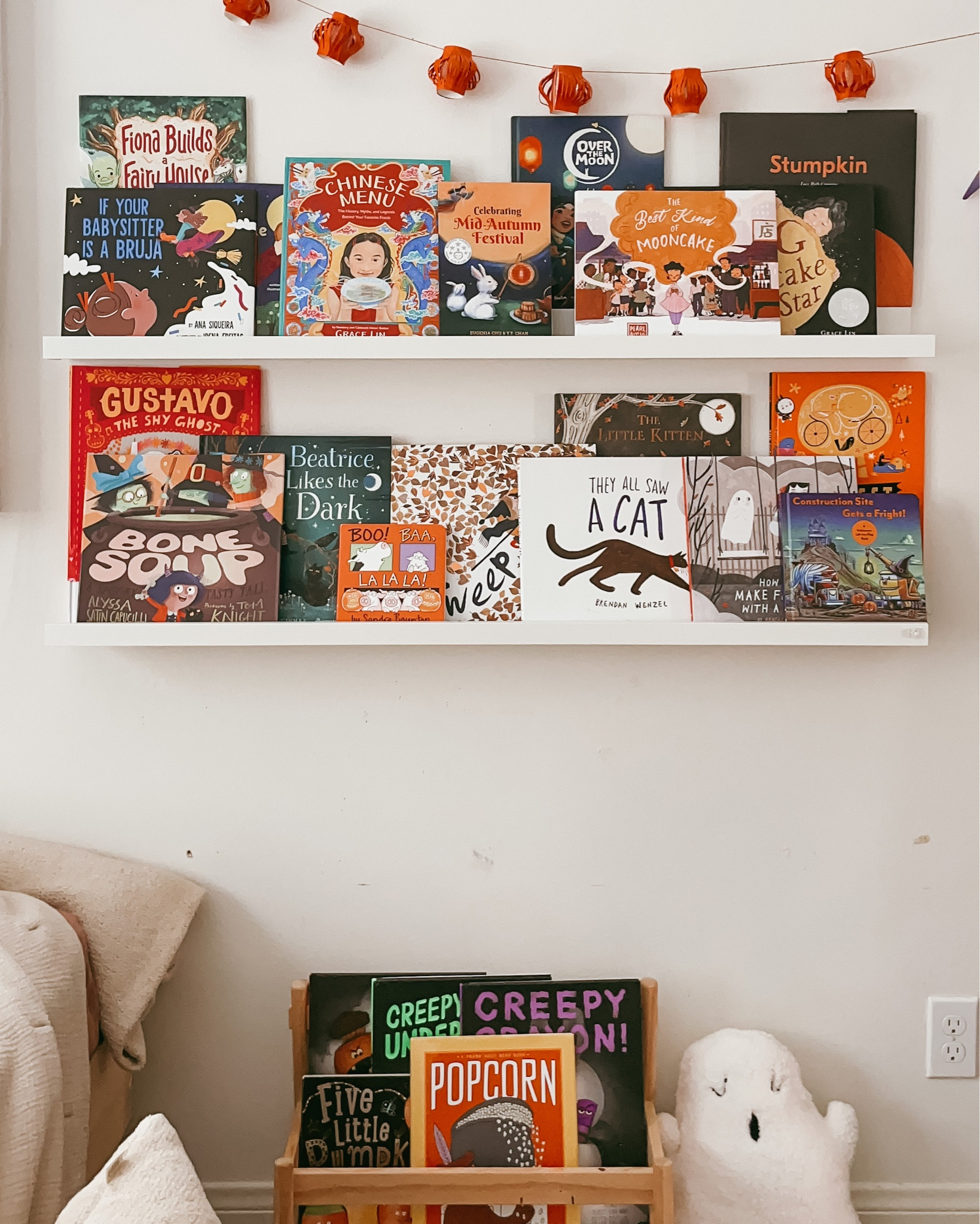 Seasonal fall + mid autumn festival + autumn moon + Halloween books for kids for our #crapnapreads shelfie  

#LTKkids #LTKSeasonal #LTKhome