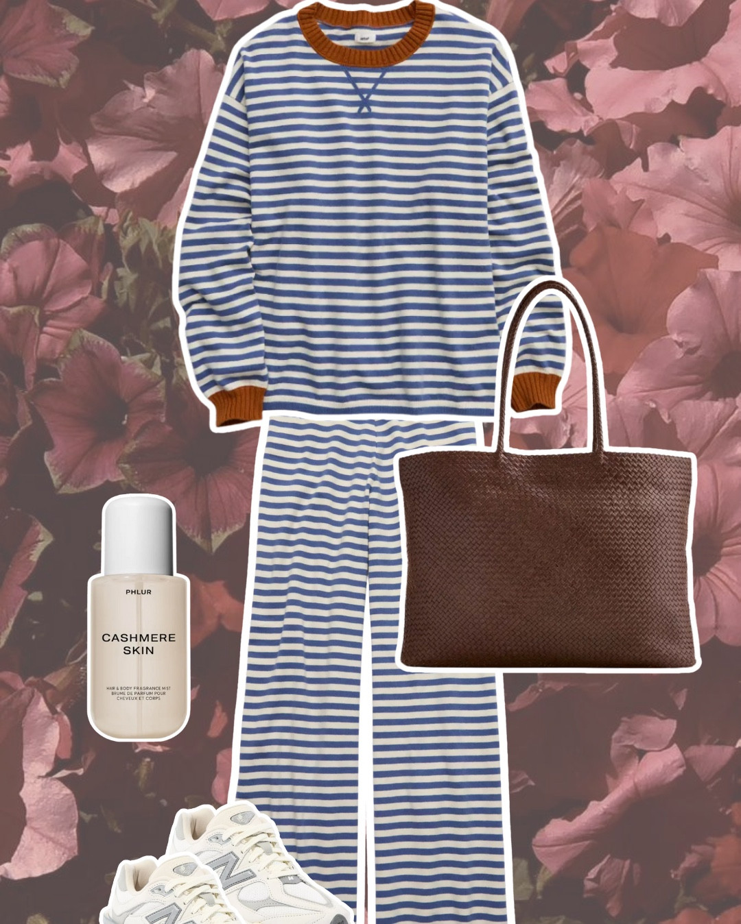 everyday casual winter outfits. everyday casual outfits. winter outfits. striped loungewear set. 

#LTKootd #LTKSeasonal