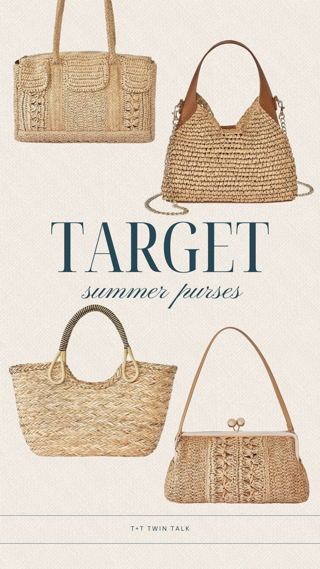 We are so impressed with Target’s purse selection this summer! We can’t believe that all of these are currently under $60 as well. High quality purses that go with so many looks!

#LTKootd #LTKgrwm #LTKdayinmylife