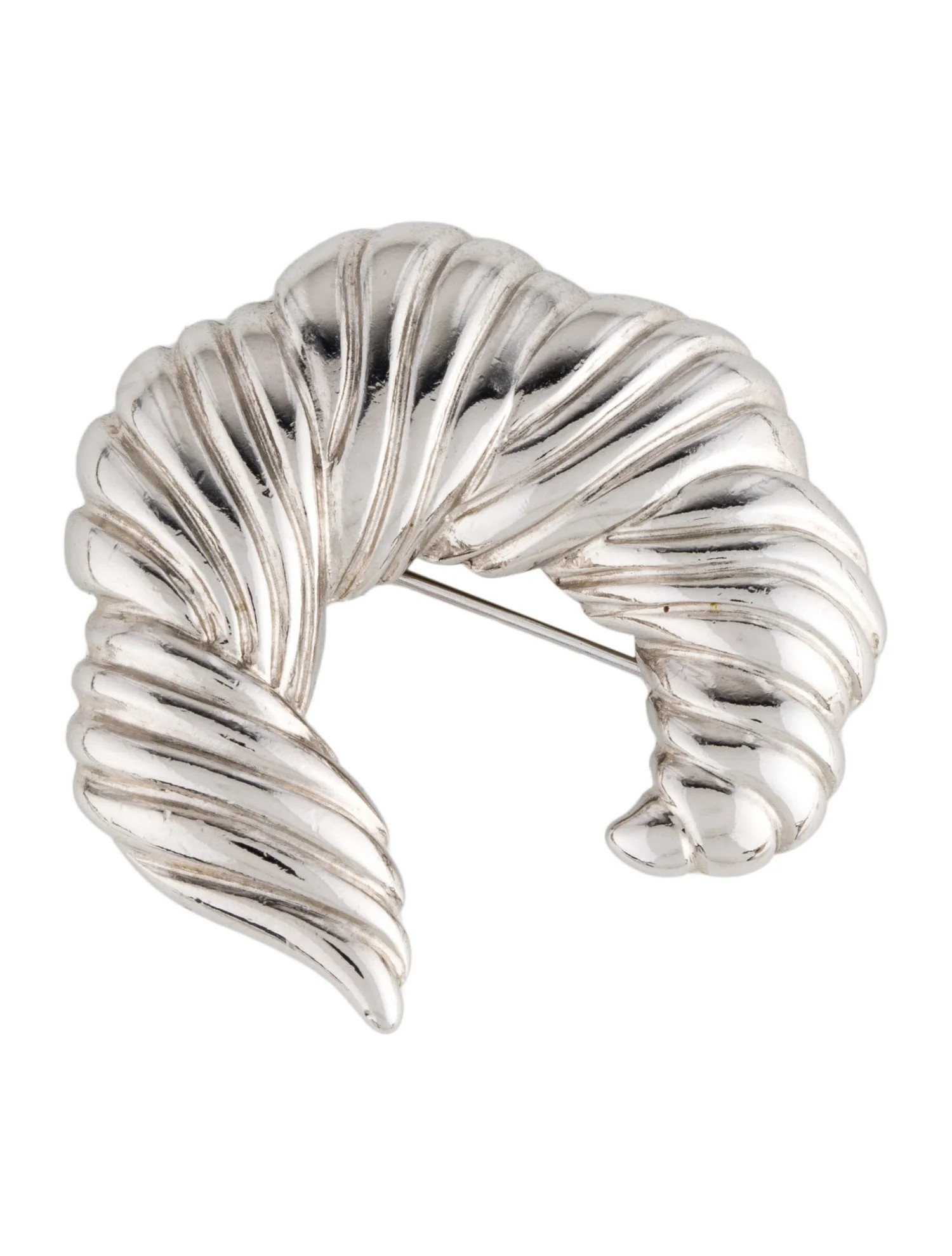 Coiled Crescent Brooch | The RealReal