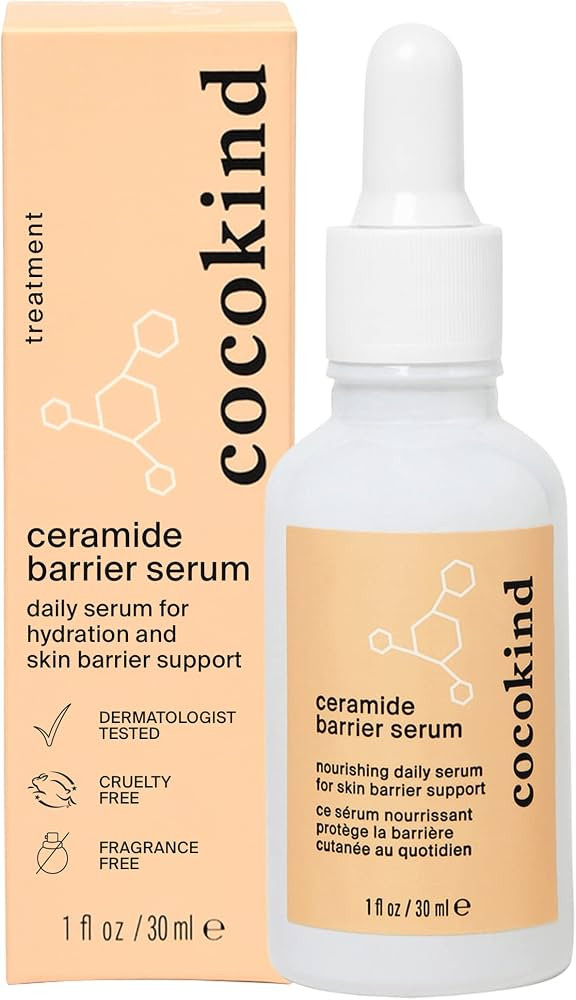 Cocokind Ceramide Serum, Hydrating Serum for Face, Skin Barrier Repair Face Serum with Ceramides,... | Amazon (US)