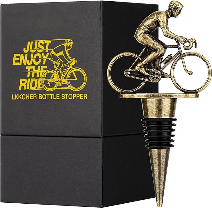 LKKCHER Bicycle Wine Bottle Stopper, Cute Wine Gifts for Men Women, Vintage Bicycle Cycling Gifts... | Amazon (CA)