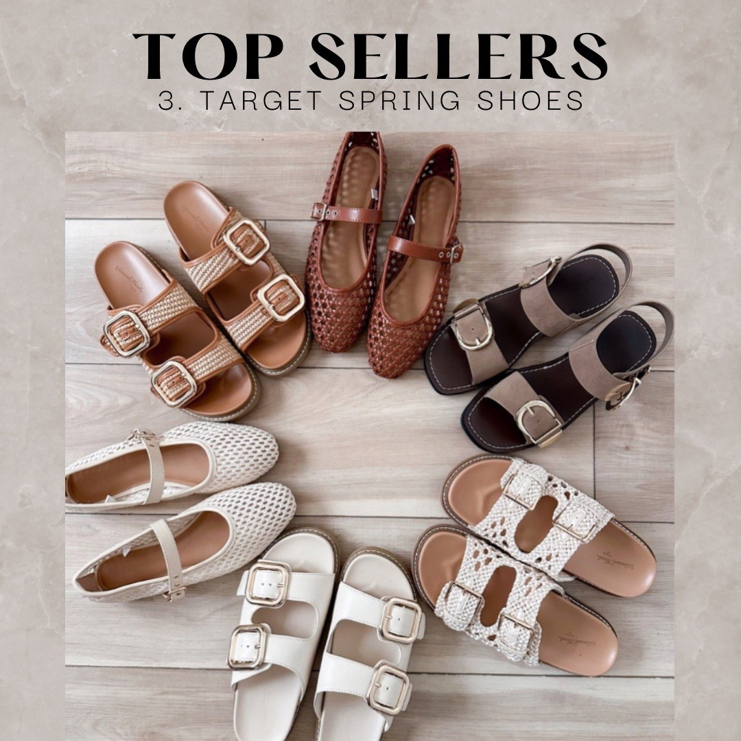 Top sellers 
Target spring shoes 

#LTKFindsUnder50 #LTKShoeCrush #LTKStyleTip