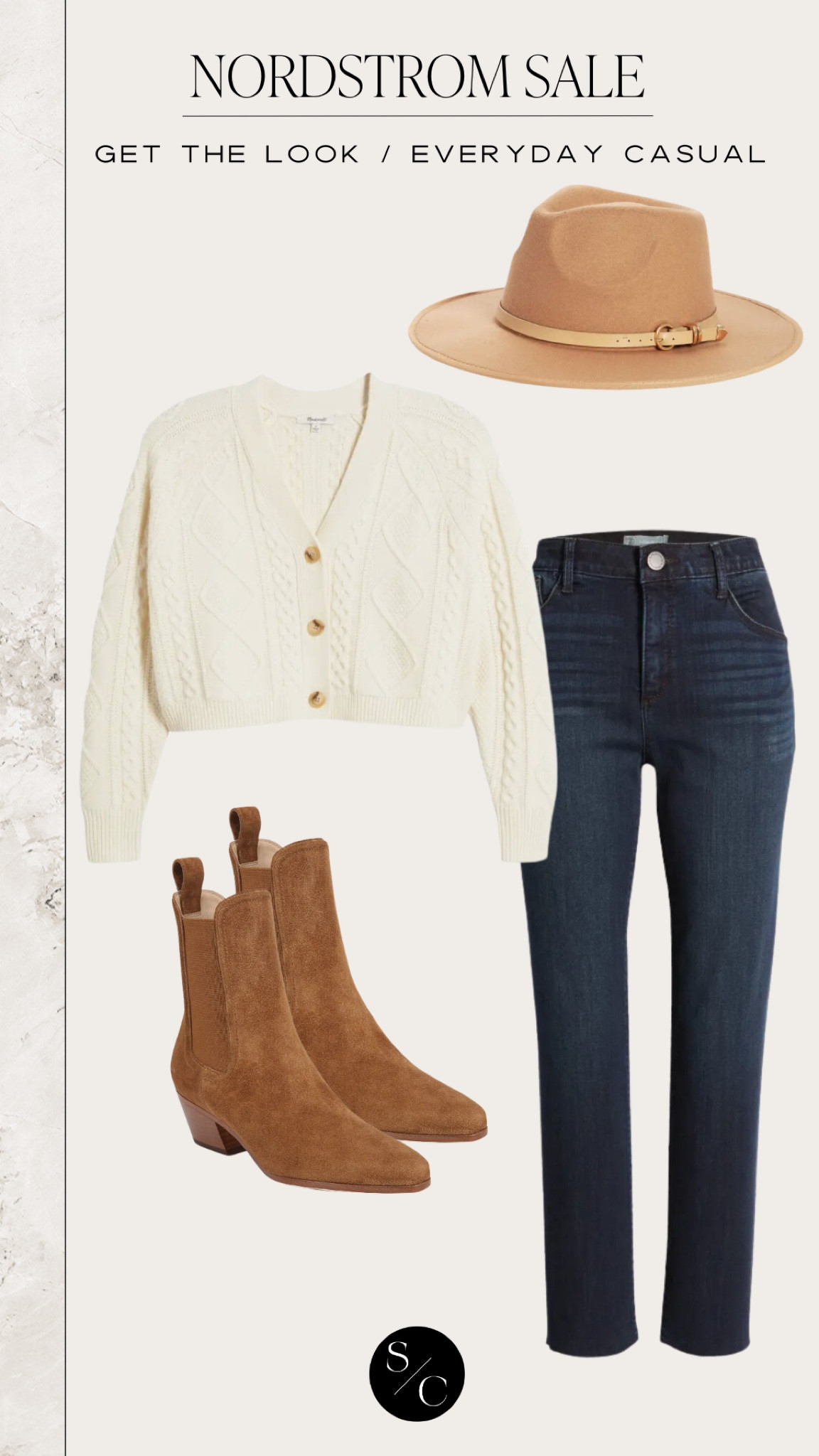 Get The Look | Everyday Casual

Nordstrom sale, bootie sale, denim sale, cardigan outfit, fall style 

#LTKStyleTip #LTKxNSale #LTKShoeCrush